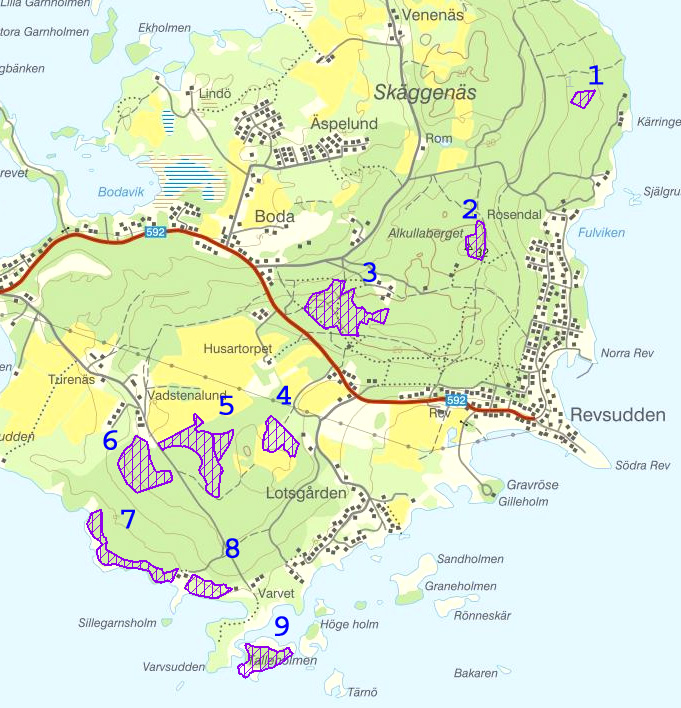 Karta: Länsstyrelsen