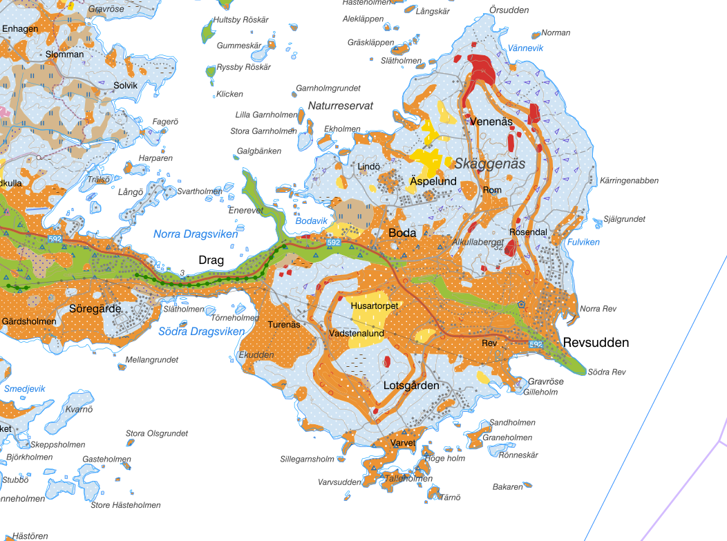 Jordarter Karta: Sveriges Geologiska Undersökning